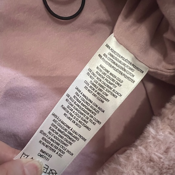 Calvin Klein Pink Faux Fur pullover - Picture 3 of 4